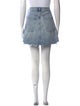 AGOLDE Distressed Accents Mini Skirt