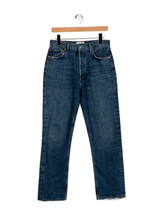 AGOLDE High-Rise Straight Leg Jeans