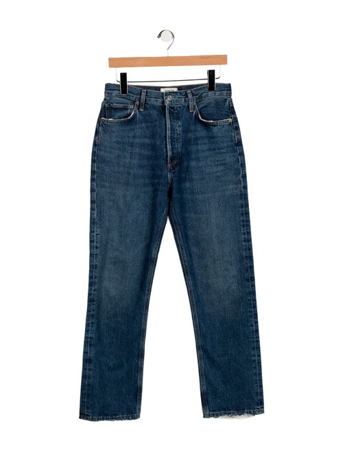 AGOLDE High-Rise Straight Leg Jeans
