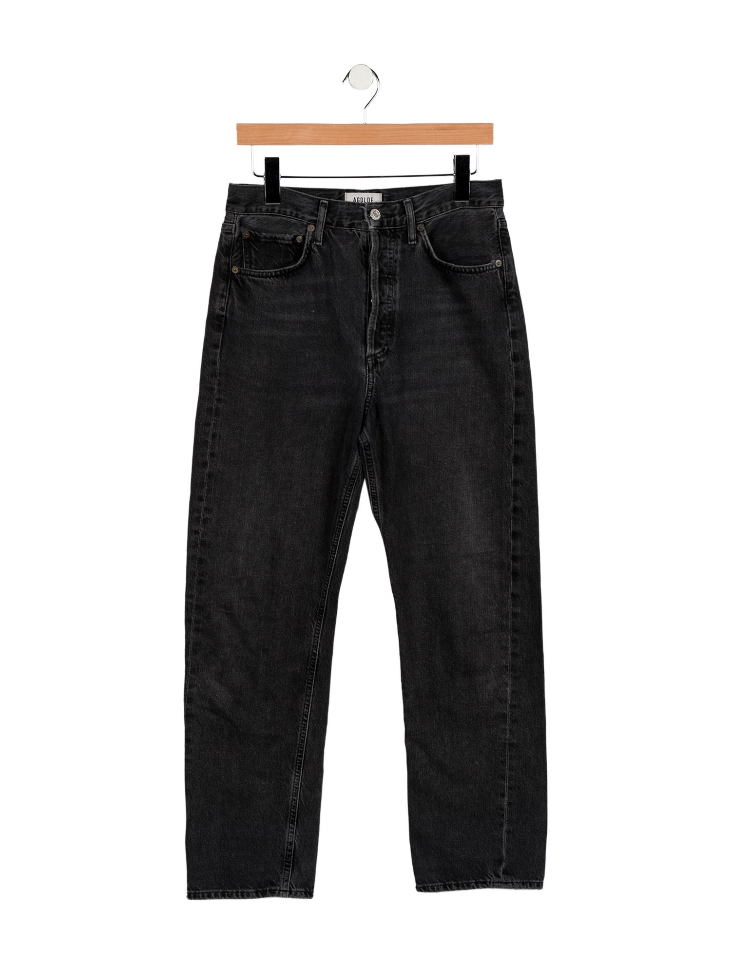AGOLDE High-Rise Straight Leg Jeans