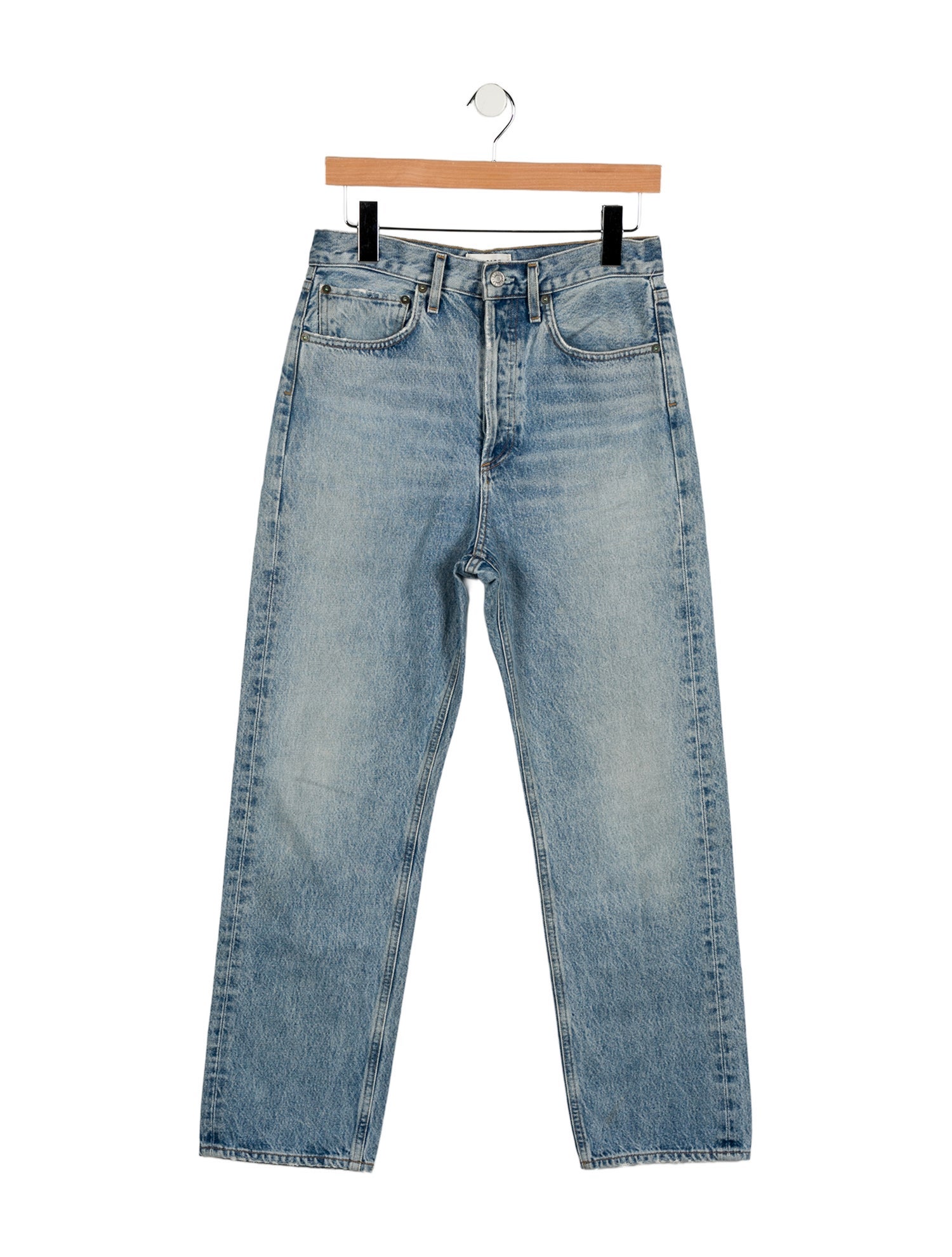AGOLDE High-Rise Straight Leg Jeans