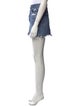 AGOLDE Distressed Accents Mini Skirt