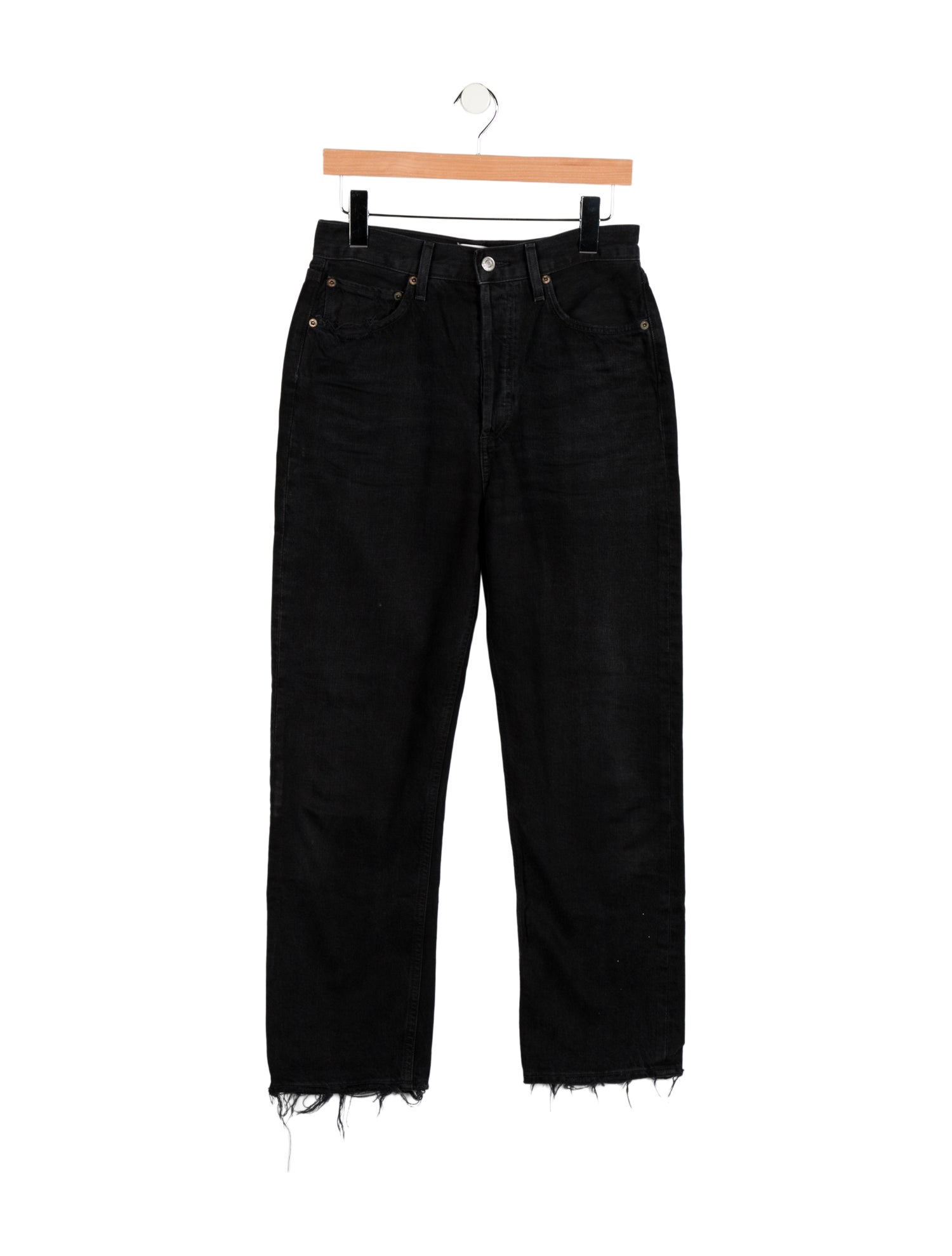 AGOLDE High-Rise Straight Leg Jeans