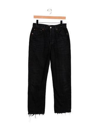 AGOLDE High-Rise Straight Leg Jeans