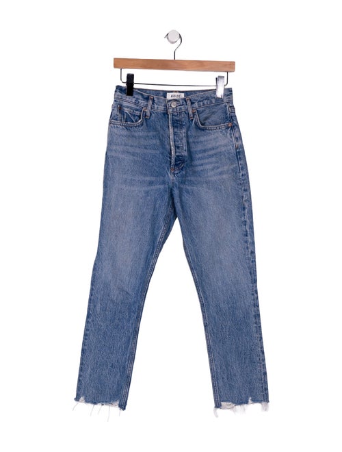 AGOLDE Low-Rise Straight Leg Jeans