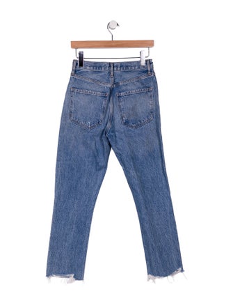 AGOLDE Low-Rise Straight Leg Jeans