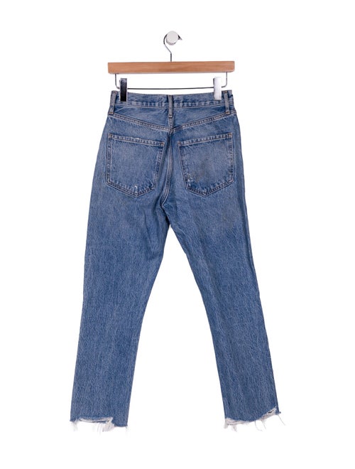 AGOLDE Low-Rise Straight Leg Jeans