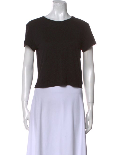 AGOLDE Crew Neck Short Sleeve Crop Top