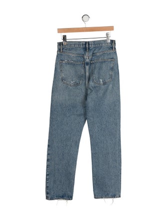 AGOLDE High-Rise Straight Leg Jeans