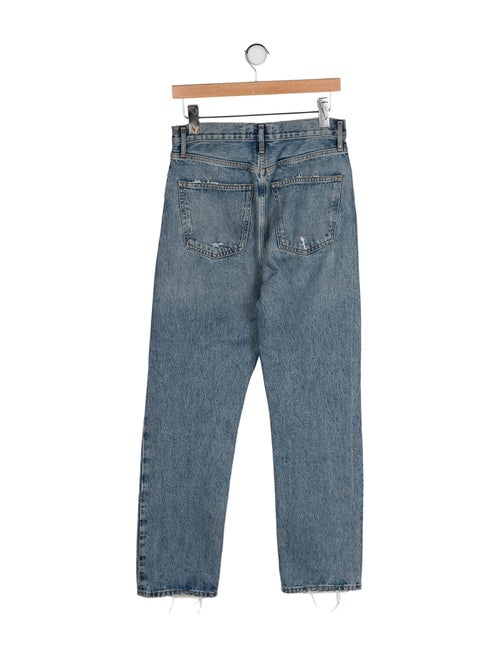 AGOLDE High-Rise Straight Leg Jeans