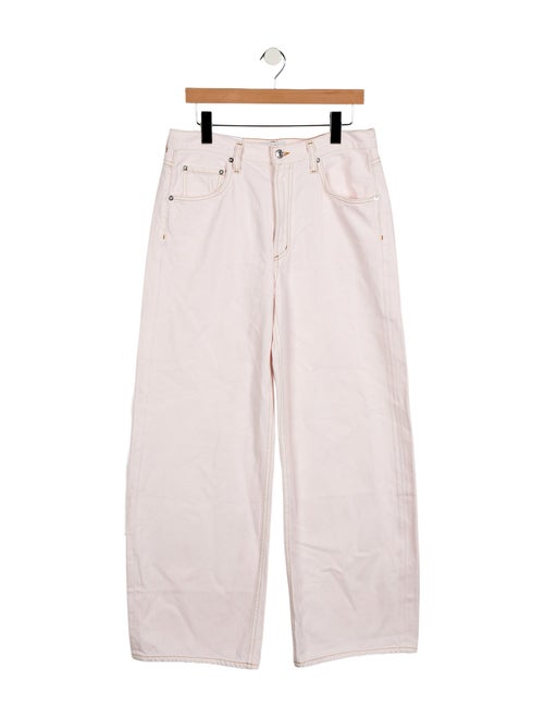 AGOLDE Mid-Rise Wide Leg Jeans