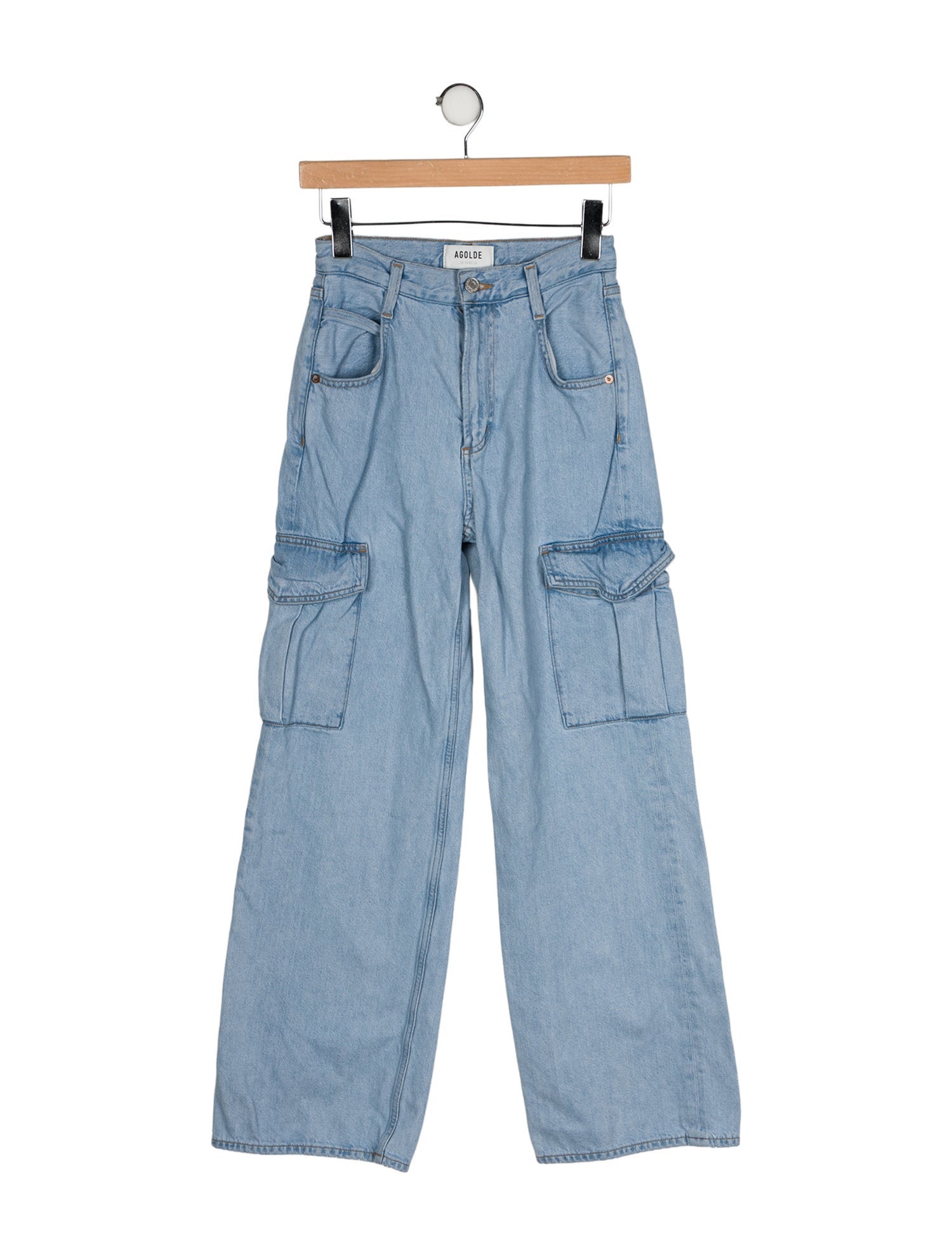 AGOLDE Mid-Rise Straight Leg Jeans