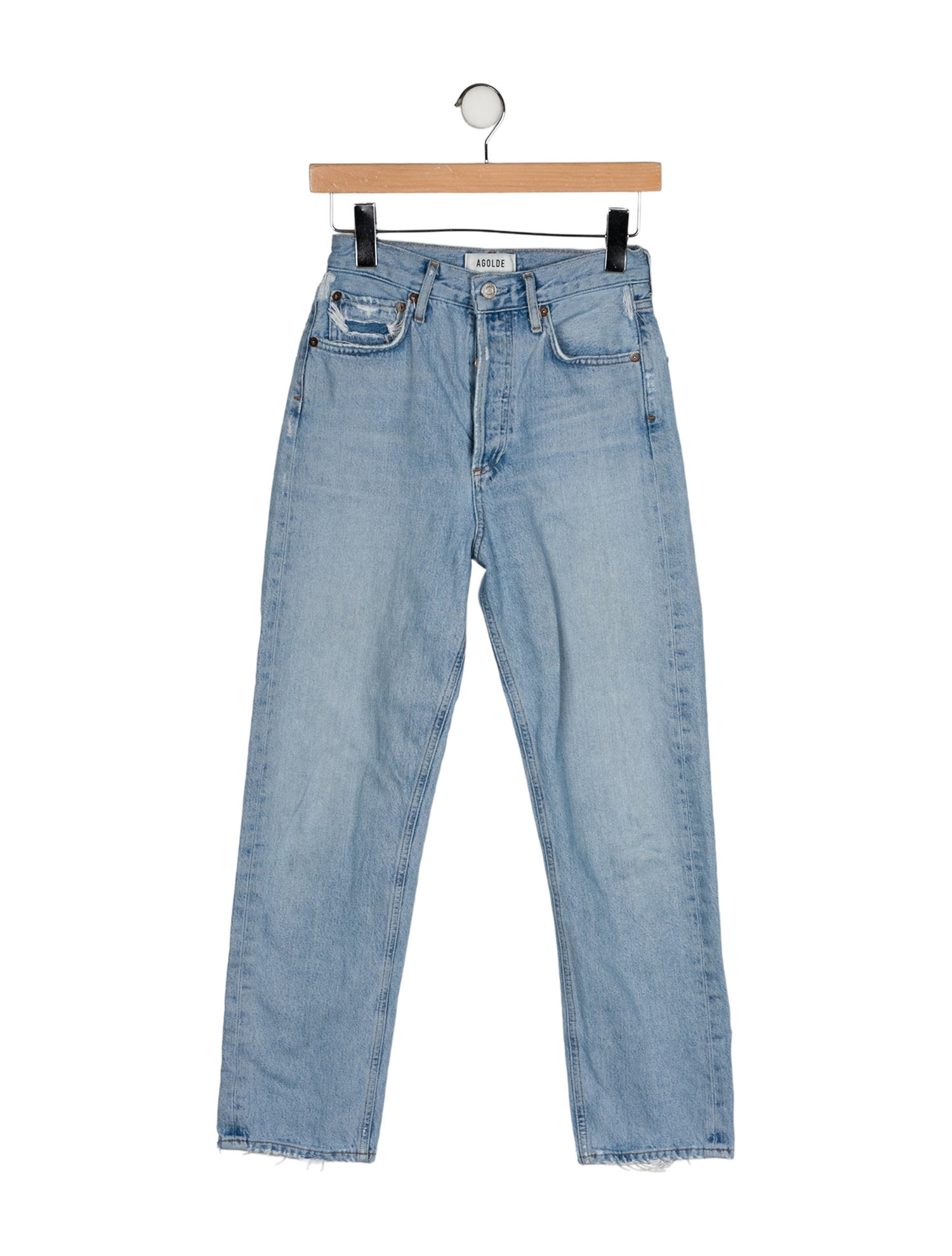 AGOLDE High-Rise Straight Leg Jeans