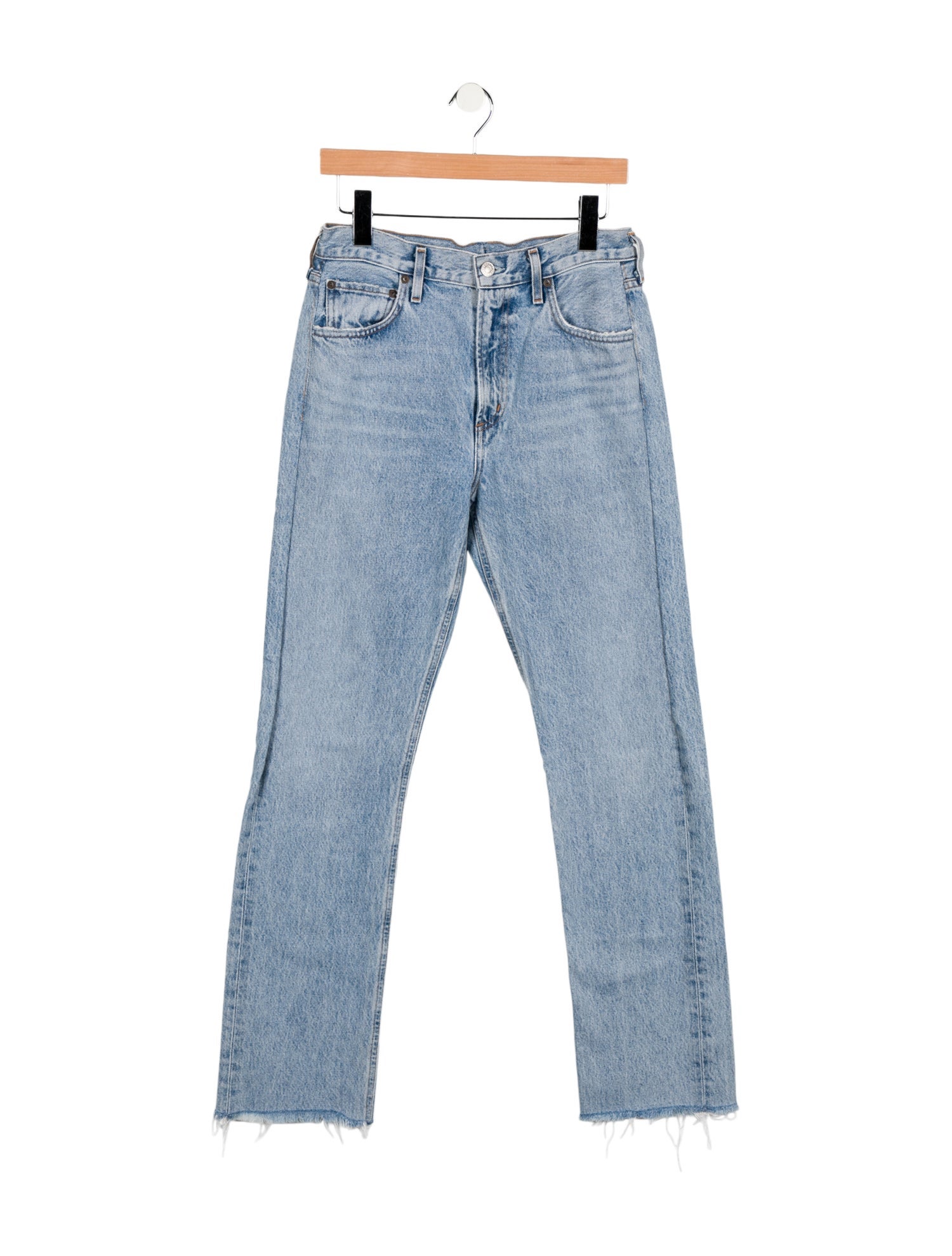AGOLDE High-Rise Straight Leg Jeans