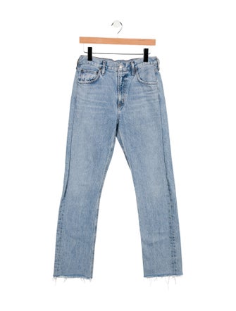 AGOLDE High-Rise Straight Leg Jeans