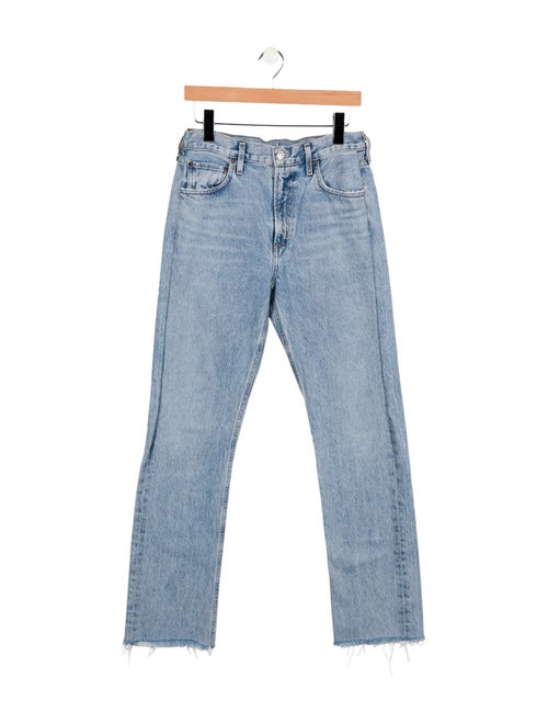 AGOLDE High-Rise Straight Leg Jeans