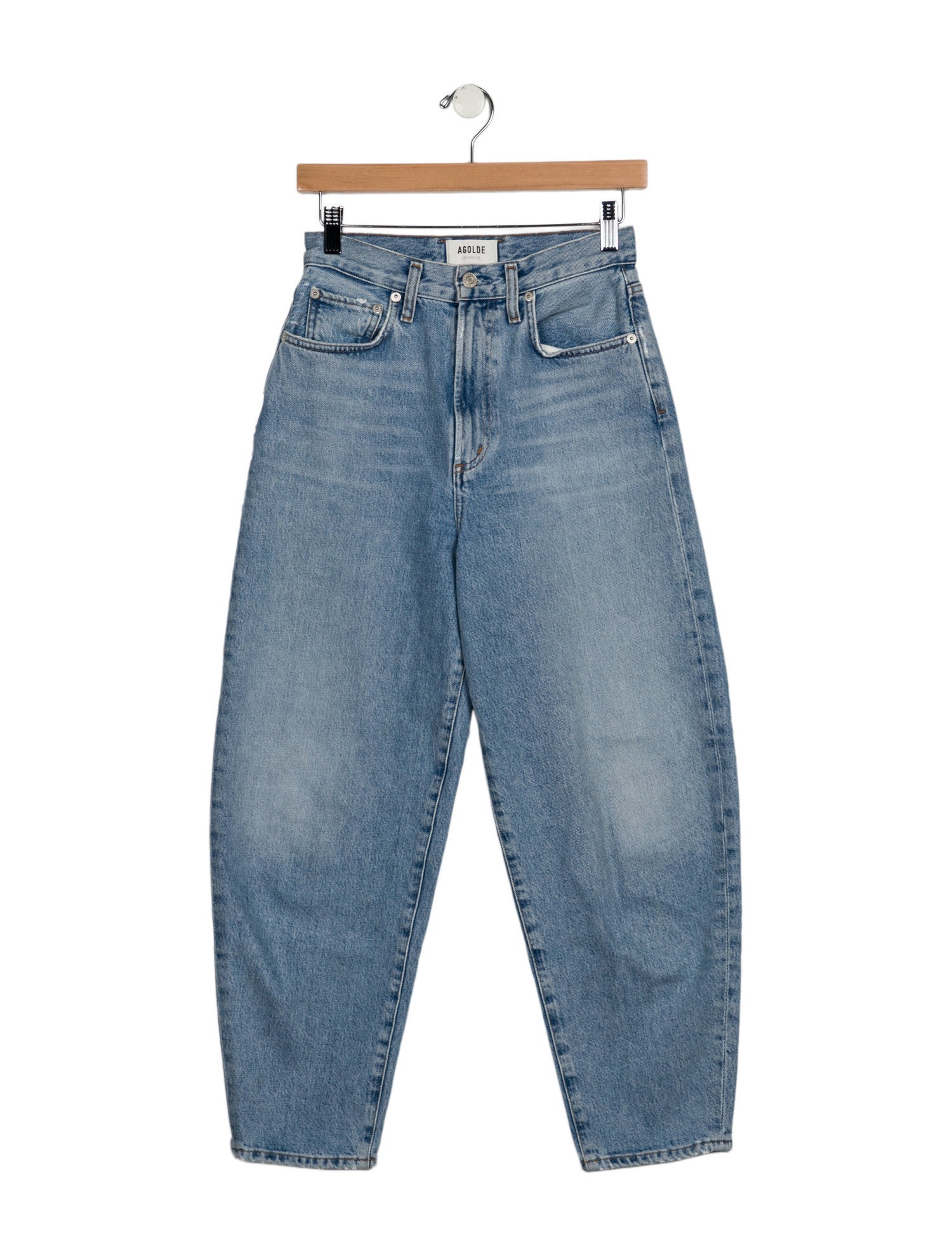 AGOLDE High-Rise Straight Leg Jeans