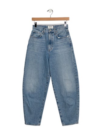 AGOLDE High-Rise Straight Leg Jeans