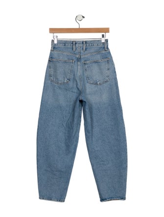 AGOLDE High-Rise Straight Leg Jeans