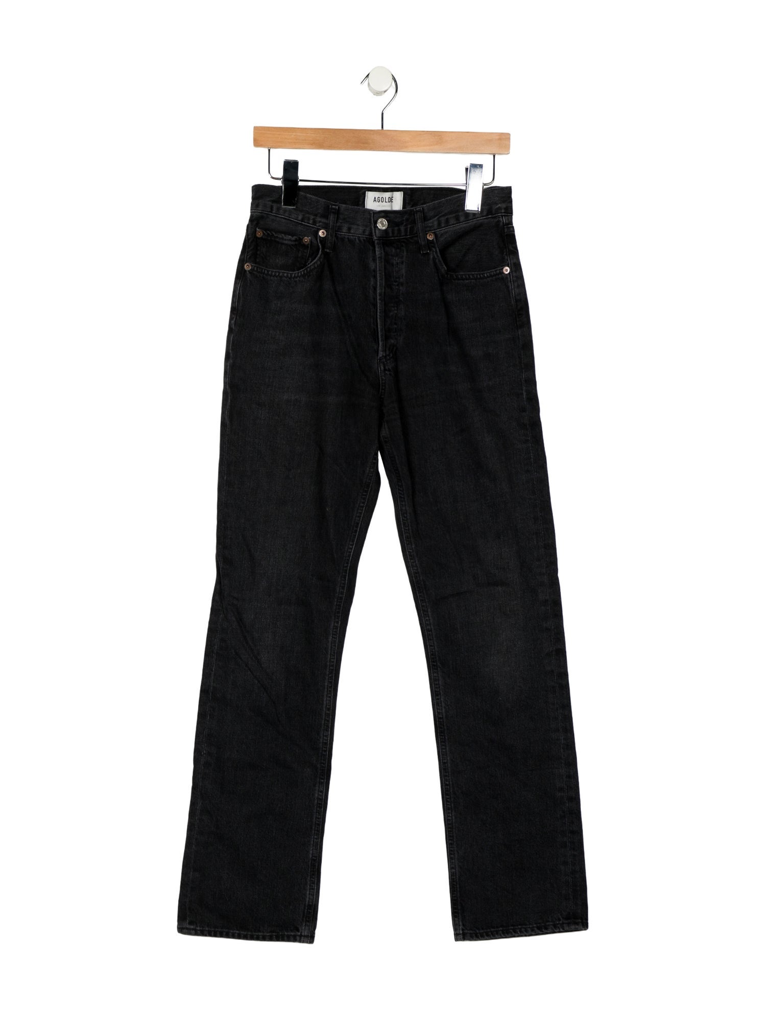 AGOLDE High-Rise Straight Leg Jeans