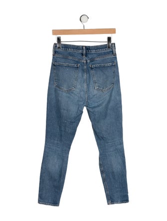 AGOLDE Mid-Rise Skinny Leg Jeans