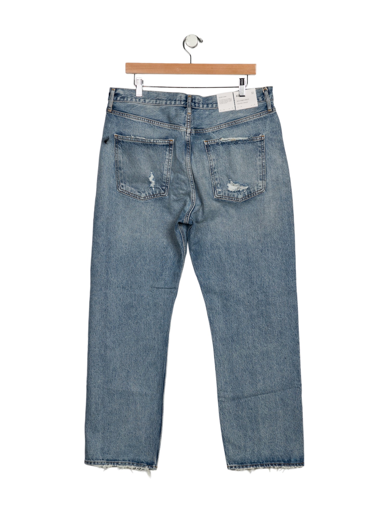 AGOLDE High-Rise Straight Leg Jeans w/ Tags