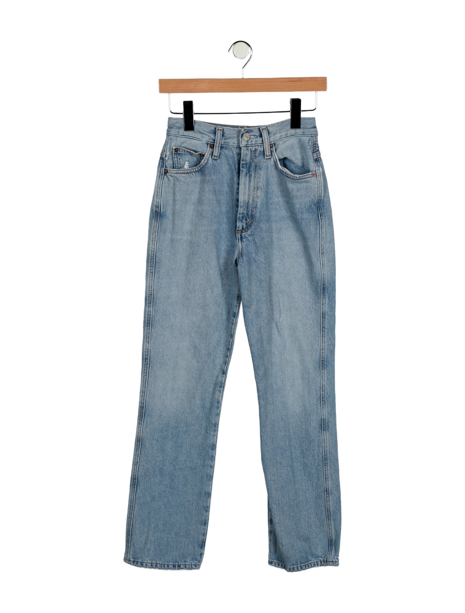 AGOLDE High-Rise Straight Leg Jeans
