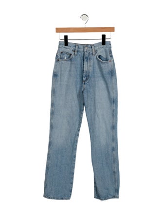 AGOLDE High-Rise Straight Leg Jeans