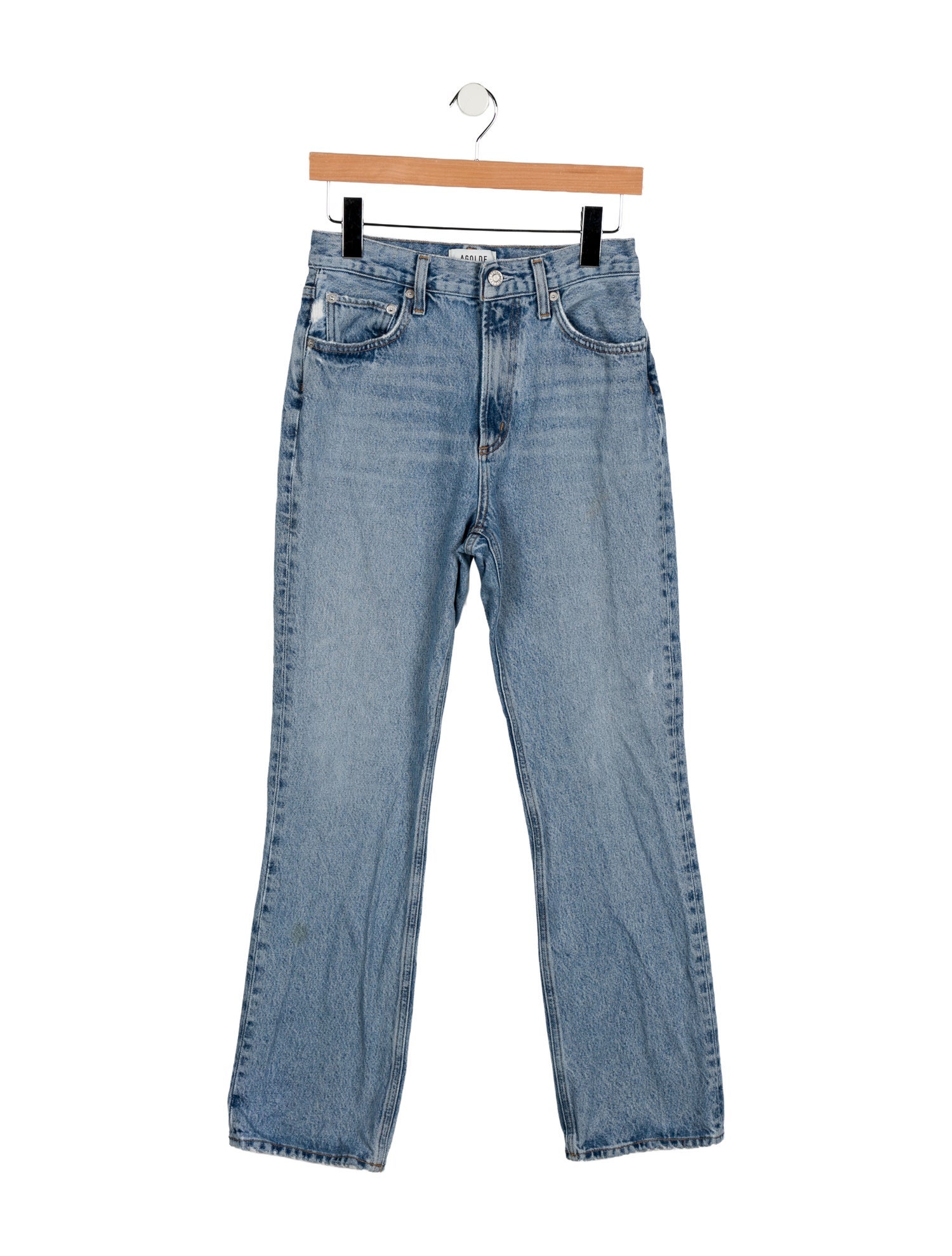 AGOLDE High-Rise Straight Leg Jeans