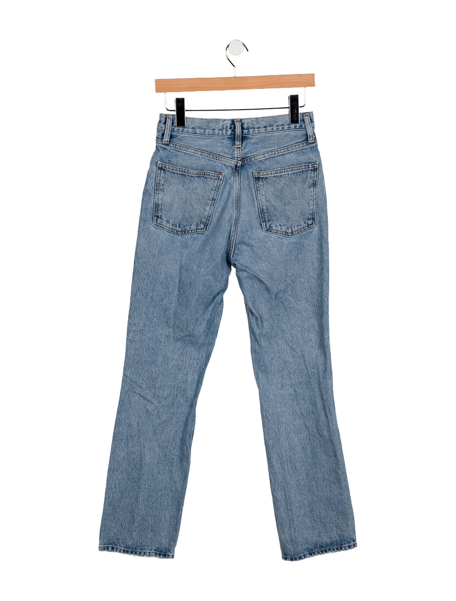 AGOLDE High-Rise Straight Leg Jeans