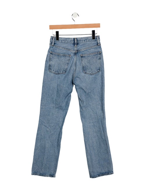 AGOLDE High-Rise Straight Leg Jeans