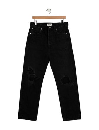 AGOLDE Mid-Rise Straight Leg Jeans