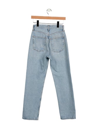 AGOLDE High-Rise Straight Leg Jeans