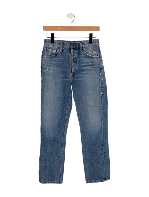AGOLDE High-Rise Straight Leg Jeans