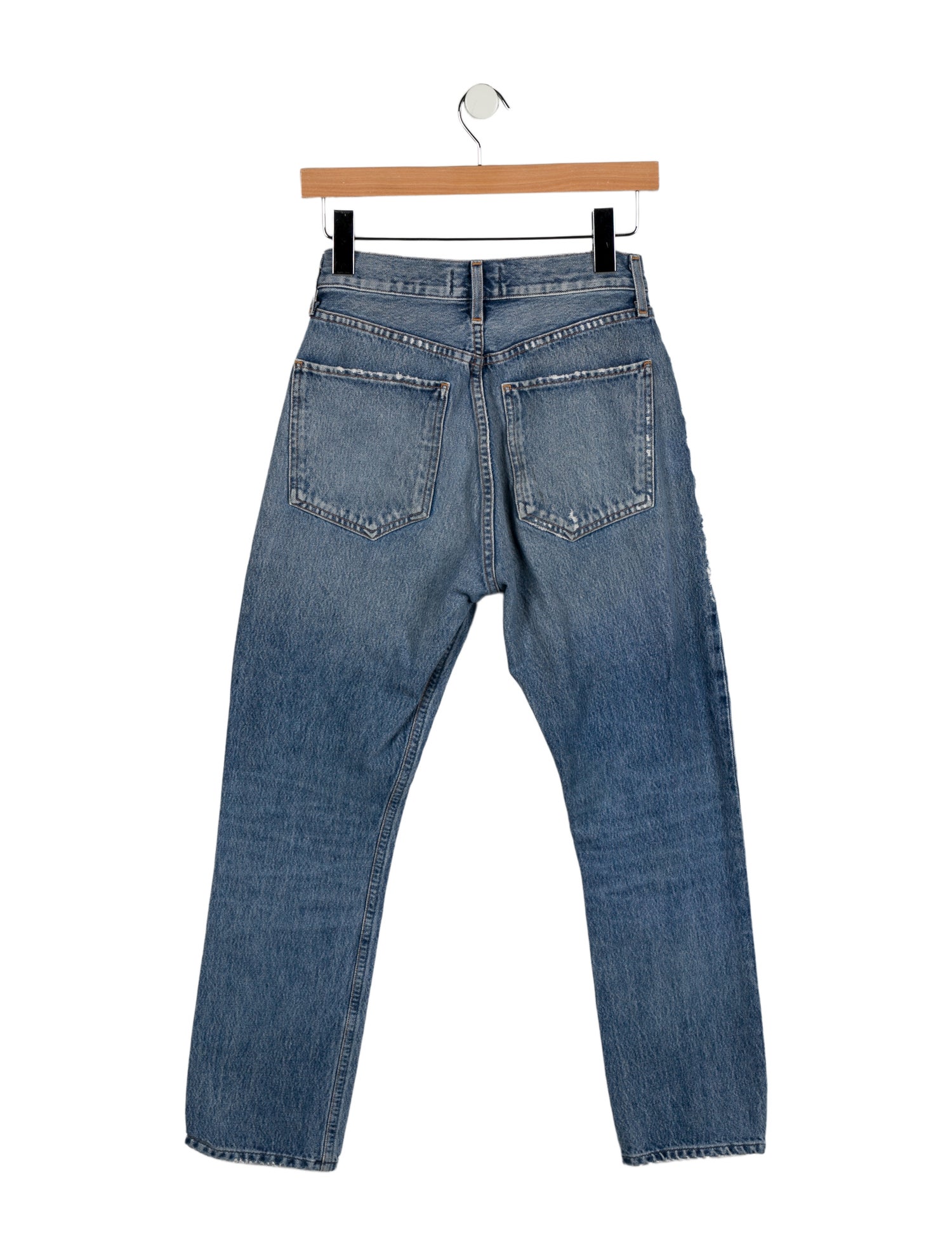 AGOLDE High-Rise Straight Leg Jeans