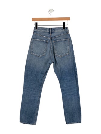 AGOLDE High-Rise Straight Leg Jeans