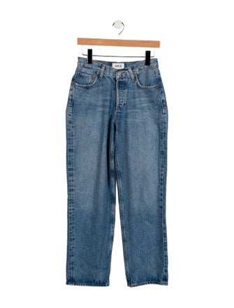 AGOLDE Mid-Rise Wide Leg Jeans