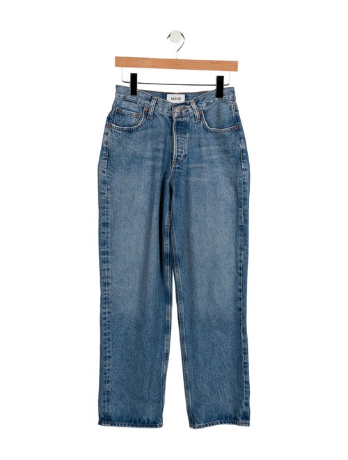 AGOLDE Mid-Rise Wide Leg Jeans