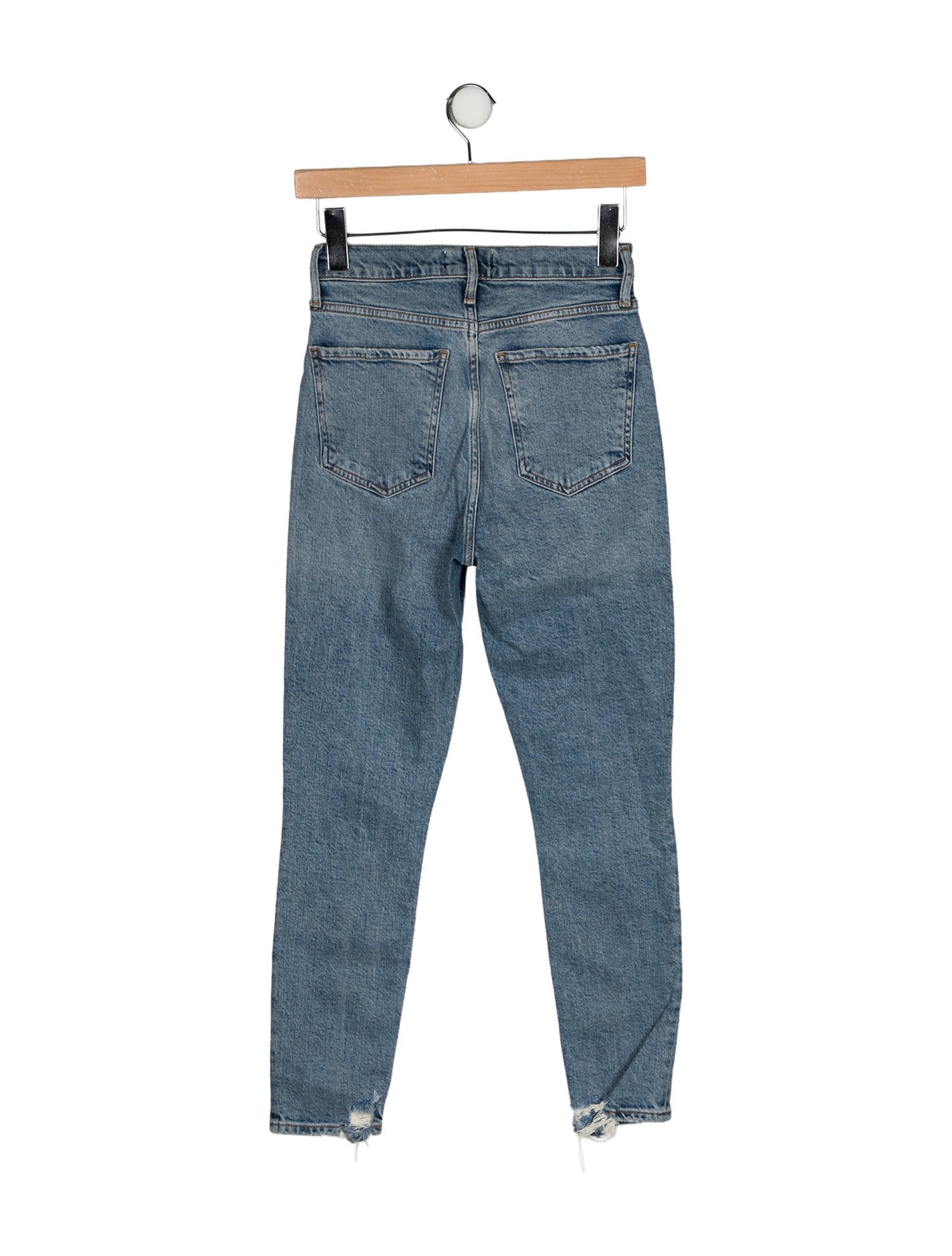 AGOLDE Mid-Rise Skinny Leg Jeans