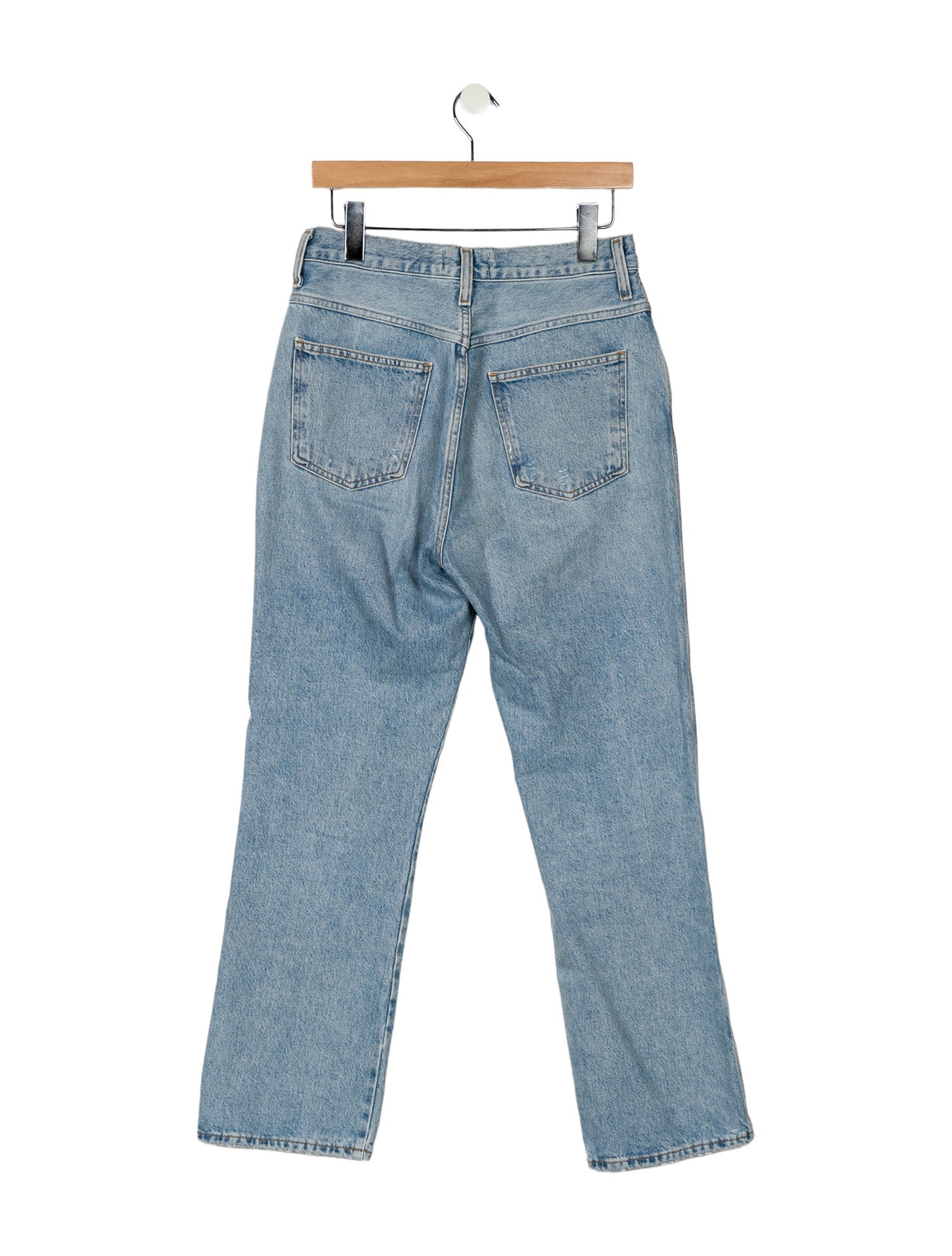 AGOLDE High-Rise Straight Leg Jeans