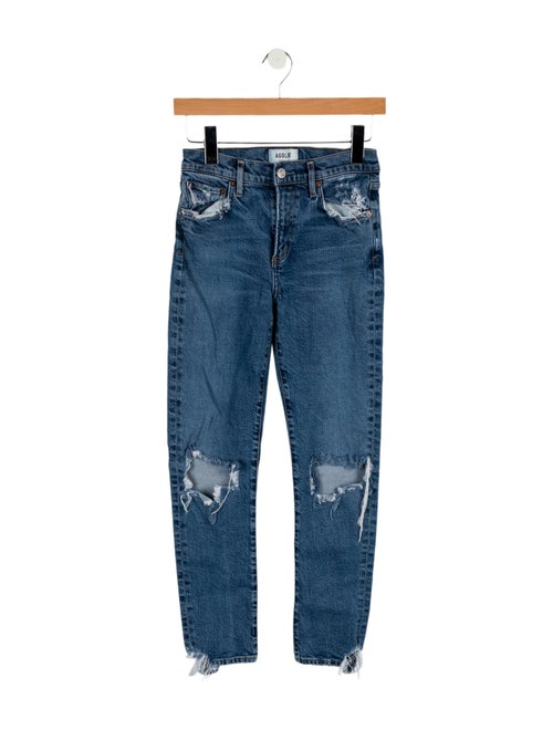 AGOLDE Mid-Rise Skinny Leg Jeans