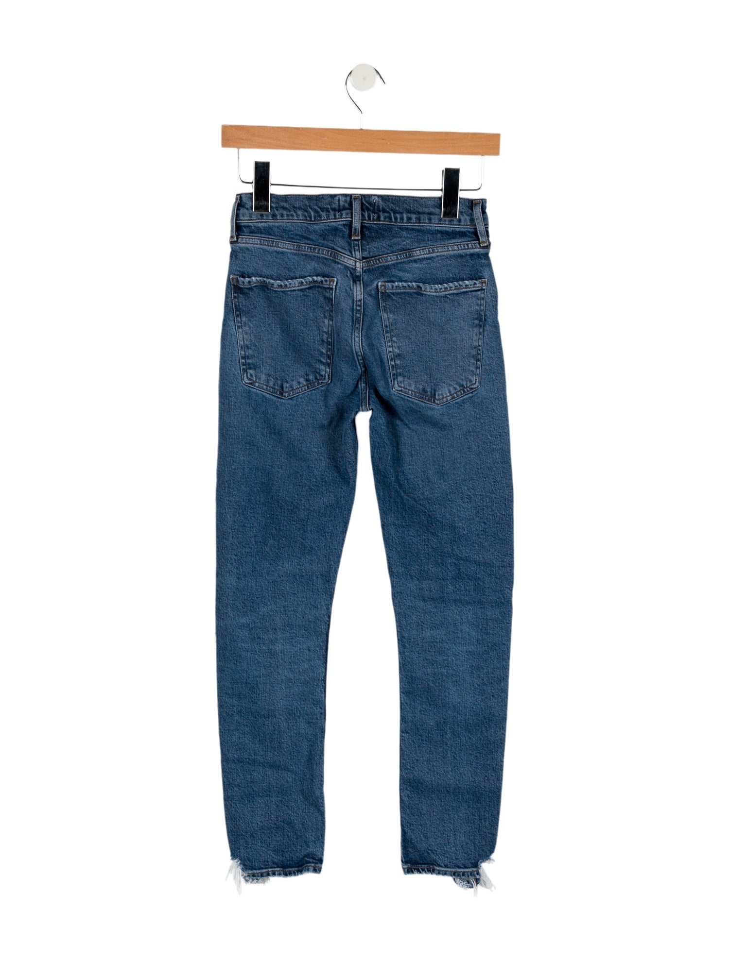 AGOLDE Mid-Rise Skinny Leg Jeans