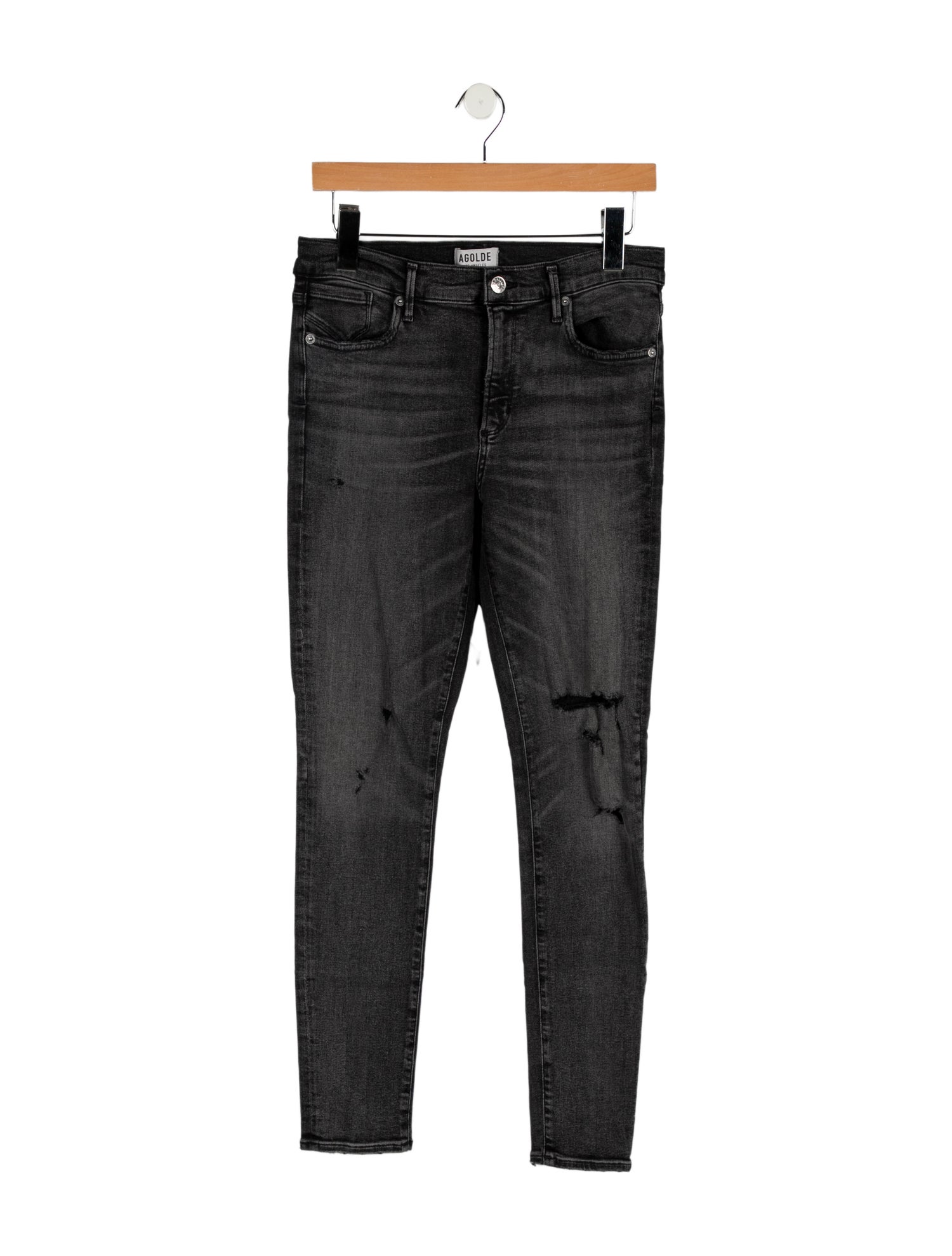 AGOLDE Mid-Rise Skinny Leg Jeans