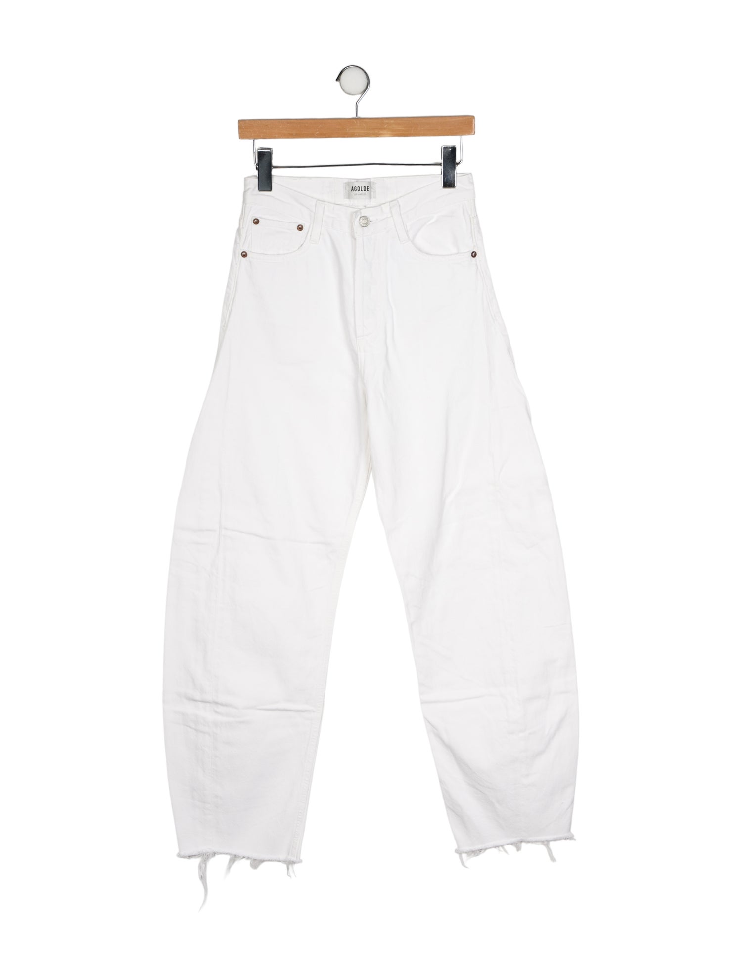 AGOLDE High-Rise Straight Leg Jeans