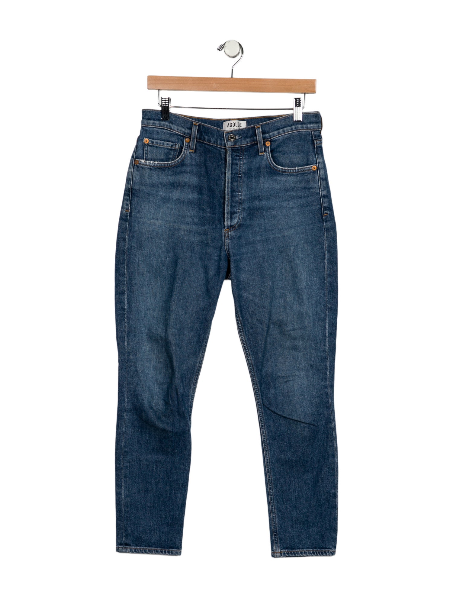 AGOLDE High-Rise Skinny Leg Jeans