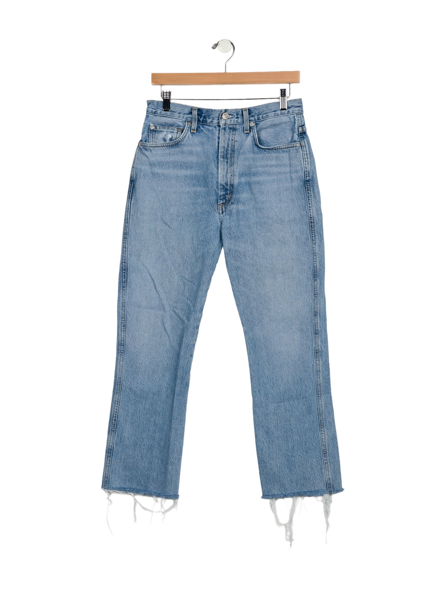 AGOLDE High-Rise Straight Leg Jeans