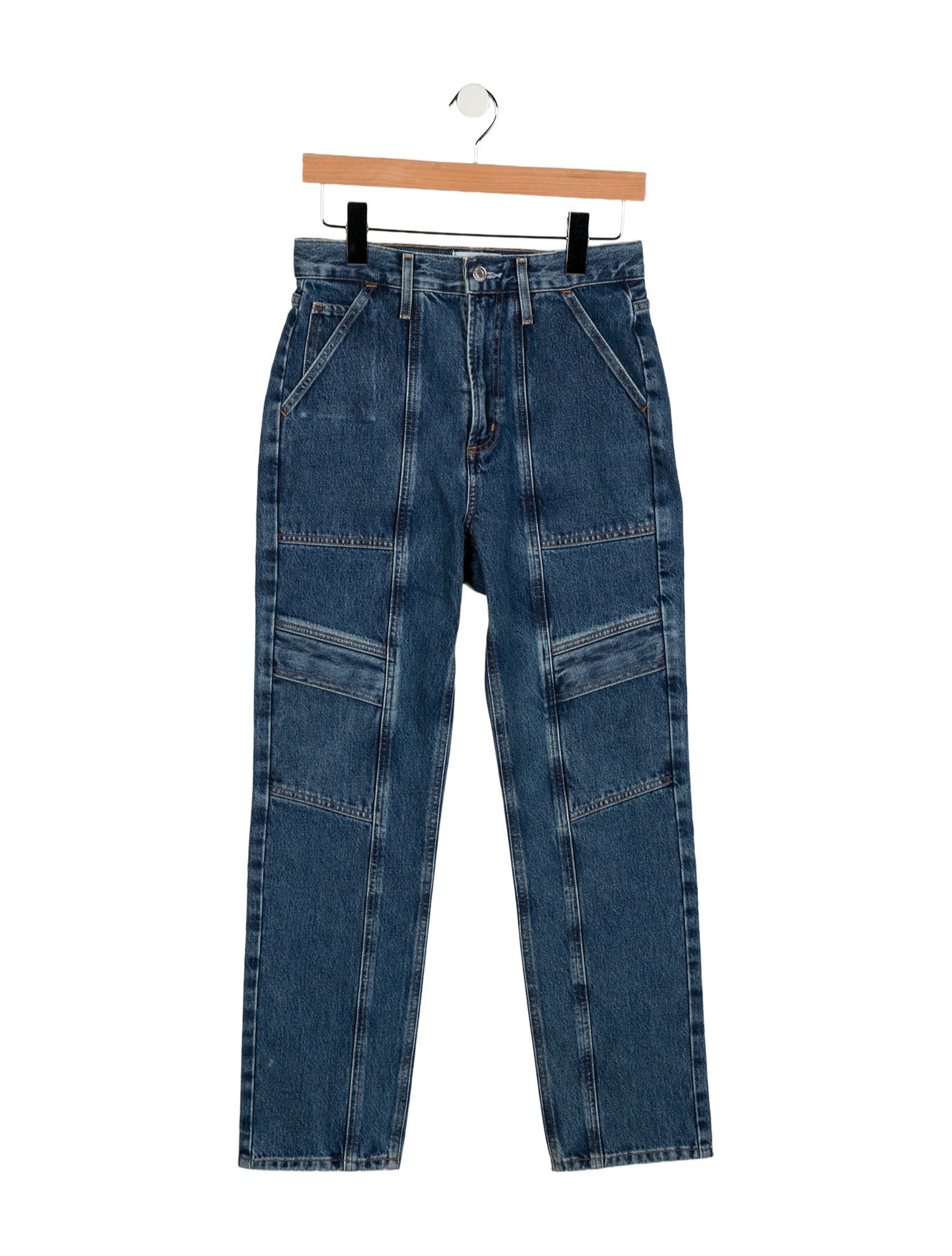 AGOLDE High-Rise Straight Leg Jeans