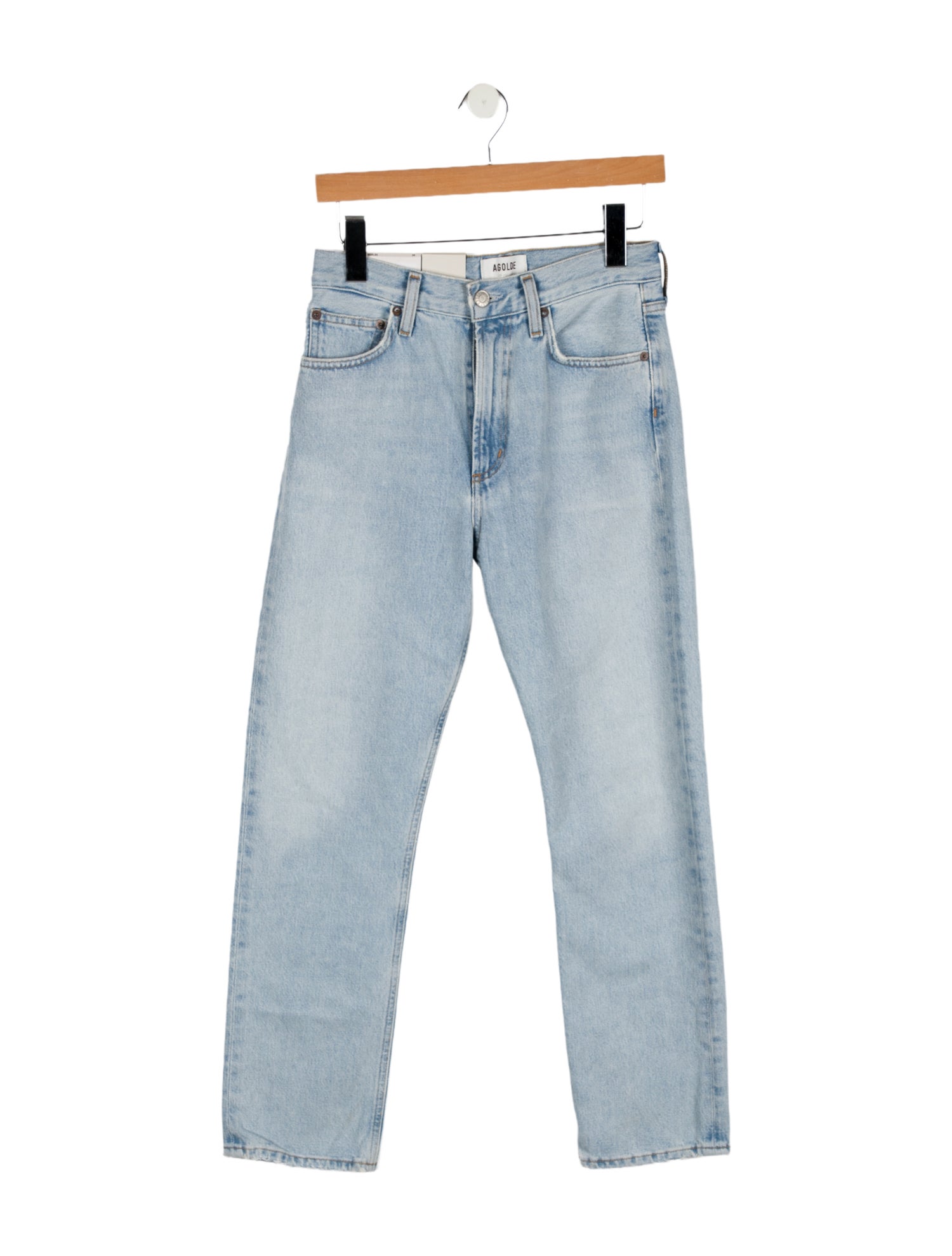 AGOLDE High-Rise Straight Leg Jeans