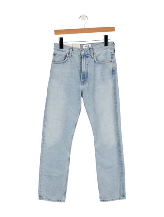 AGOLDE High-Rise Straight Leg Jeans