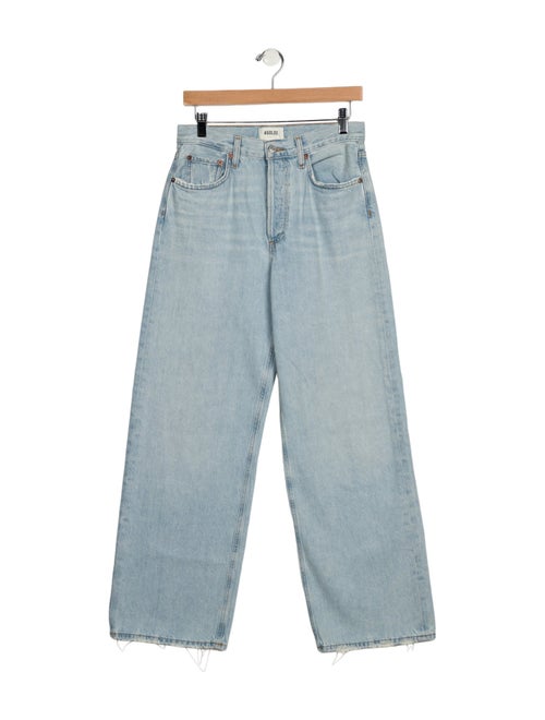 AGOLDE Mid-Rise Wide Leg Jeans